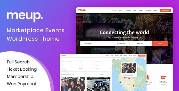 Best Wordpress Trading Template in 2019: Meup - Marketplace Events WordPress Theme 13 00 preview. large preview |