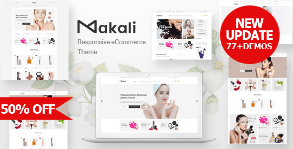 Top WordPress Theme & Website Template: Makali - Multipurpose Theme for WooCommerce WordPress 25 01 preview. large preview |