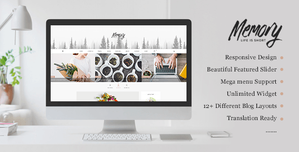 Discover Featured Wordpress template: Memory - Mobile Friendly WordPress Blog Theme 15 |