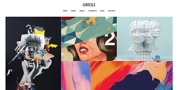 Top WordPress Theme & Website Template: Portfolio WordPress Theme - Gnoli 1 gnoli. large preview |