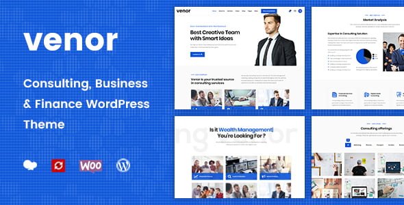 Best Wordpress Trading Template in 2019: Venor - Business Consulting WordPress Theme 9 01 theme preview. large preview |