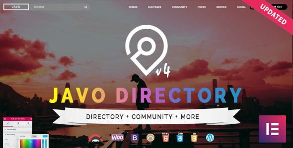 Best Wordpress Trading Template in 2019: Javo Directory WordPress Theme 17 01 Javo Directory Preview. large preview |