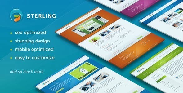 Discover Featured Wordpress template: Sterling - Responsive Wordpress Theme 21 01 image preview. large preview |