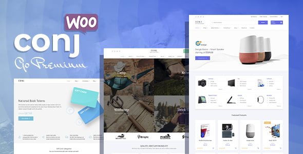 Updated Wordpress Theme: Conj - eCommerce WordPress Theme 37 01 conj. large preview |