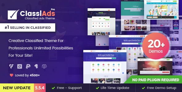 Best WordPress Template: Classiads - Classified Ads WordPress Theme 69 Preview. large preview |