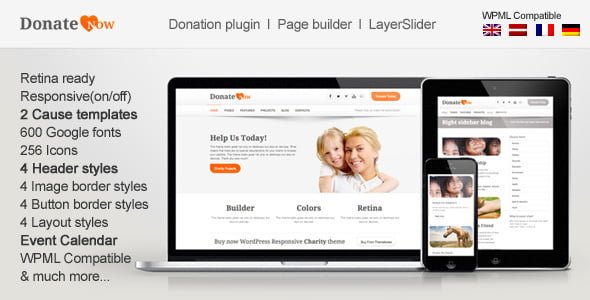 Discover Featured Wordpress template: DonateNow | WordPress Theme for Charity 21 1574213460 01 preview. large preview |