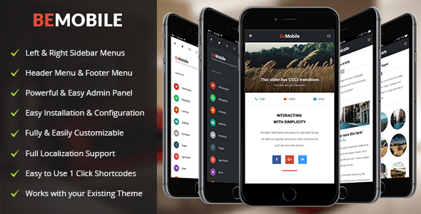 Discover Featured Wordpress template: Be Mobile WordPress Theme 21 preview 590. large preview |