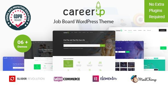 Updated Wordpress Theme: CareerUp - Job Board WordPress Theme 11 1576594860 preview. large preview |