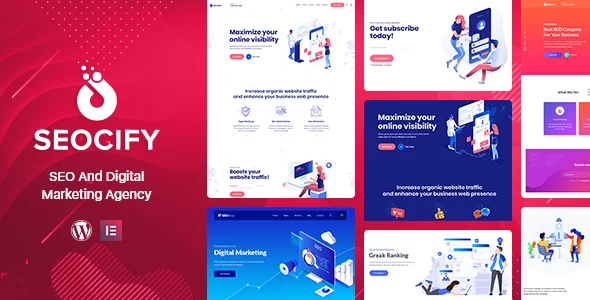 Updated Wordpress Theme: SEO Digital Marketing Agency WordPress Theme 31 00 preview. large preview |