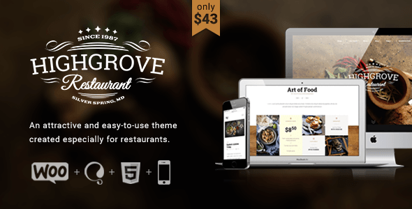 Discover Featured Wordpress template: HG Restaurant - Responsive WordPress Theme 15 1584622855 preview. large preview |