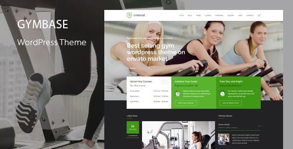 Best WordPress Template: GymBase - Gym Fitness WordPress Theme 49 1587715231 01 preview. large preview |