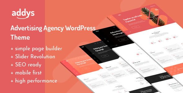 Discover Featured Wordpress template in 2019: Addys - Advertising Agency WordPress Theme 3 preview. large preview |