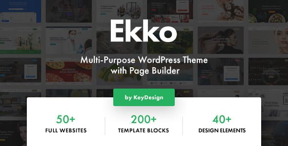 Discover Featured Wordpress template in 2019: Ekko - Multi-Purpose WordPress Theme with Page Builder 45 1589920236 01 preview. large preview |